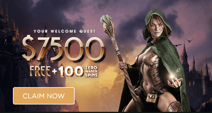 100% up to 1,600 AUD + 100 Free Spins